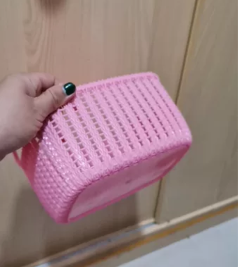 藤编镂空杂物收纳盒 3个/份 【产品颜色】...