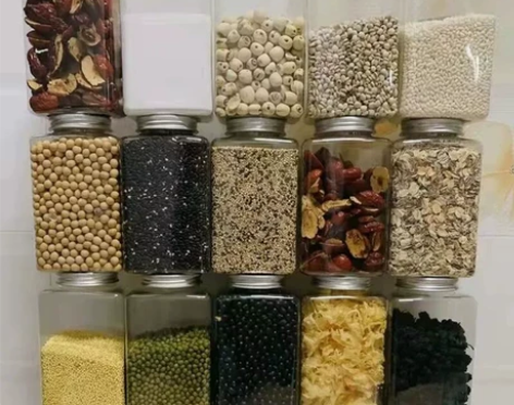 【15个特价包邮】密封罐五谷杂粮收纳盒塑料...