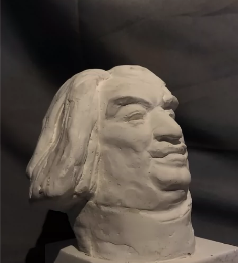 罗丹雕塑《巴尔扎克》系列石膏雕像 仿制非原...