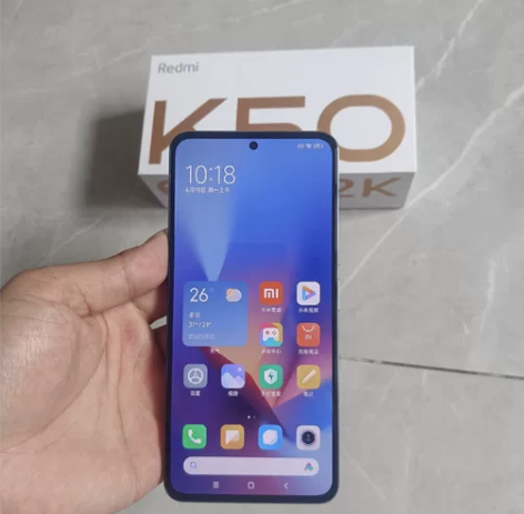 自用红米k50 12+256，黑色墨羽 天...