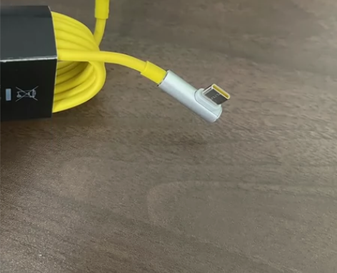 小米120W黄色L型数据线 红米k40游戏...