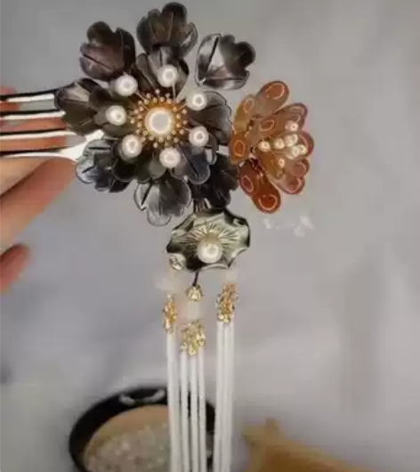 玉簪花  蝶贝玉簪花  黑蝶贝玉簪花  南...