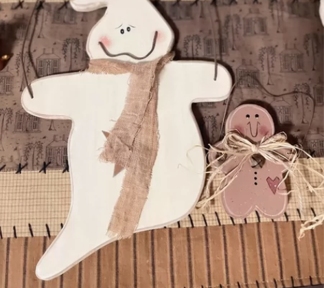 阿飘和姜饼木牌～喜欢在拍哦 拍下不退不换！...