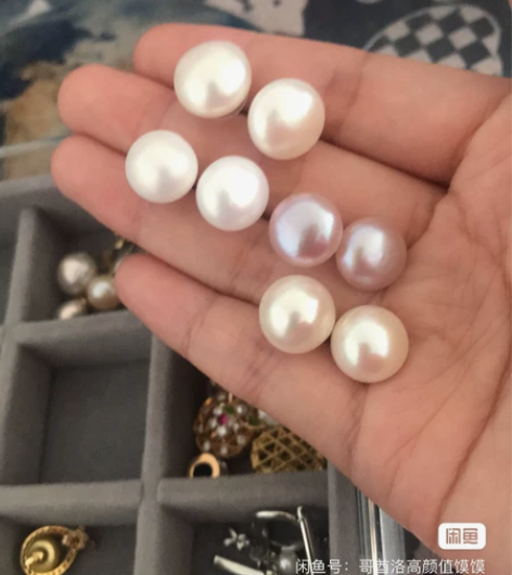 图一二都是十多点位的天然淡水珍珠，图三是小...