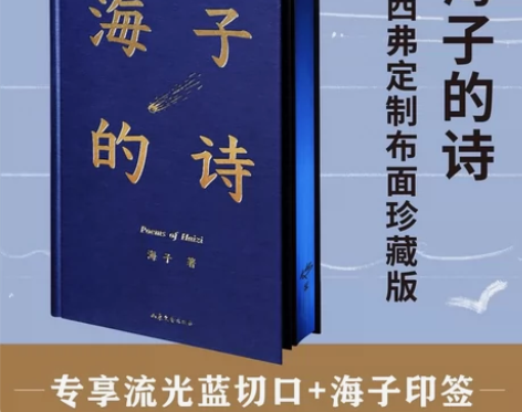 海子的诗独家定制刷遍布面珍藏版 全新带塑封