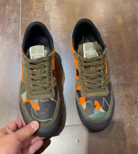 VALENTINO 华伦天奴男士迷彩运动鞋...