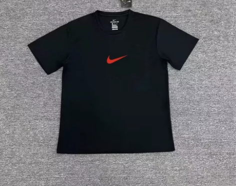 夏季短袖T恤男士圆领速干衣NK简约小log...