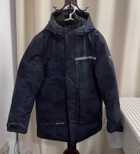 GOLD SHARK金鲨男士工装风羽绒服 ...