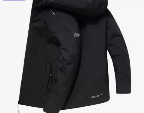 加肥加大码羽绒服男短款加厚特大号男装肥佬2...