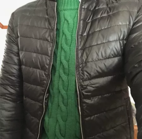 男装羽绒轻薄款 修身超帅的一款，M码全新￥...