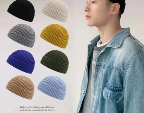 潮流针织男士冬天帽子帽子男冬季通用四季年轻...