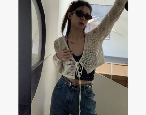 吊带开衫一套出！！红人馆防晒开衫女薄款夏季...