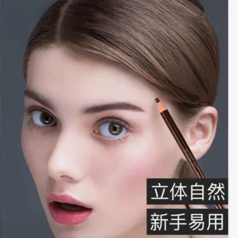 拉线眉笔防水持久不脱色正品女刀削式野生自然...
