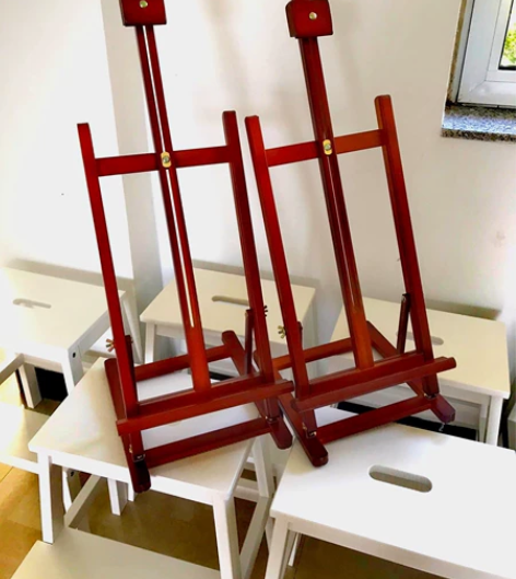 厂家直发全新胡桃色大号桌面画架，美术生绘画...