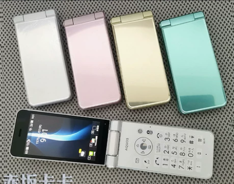 ?AQUOS夏普601SH安卓一键翻盖手机...