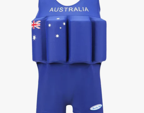 德国儿童泳衣女孩浮力泳衣连体男童泳衣宝宝泳...