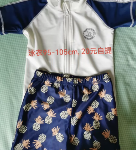 儿童衣物，泳衣泳裤，都很新，北郊自提。 感...
