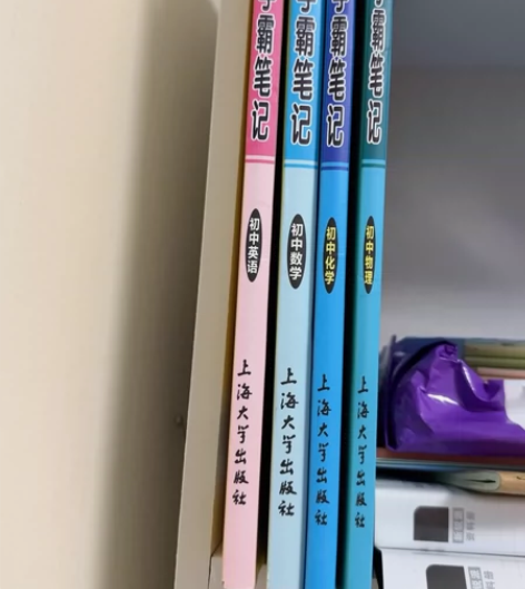 上海初中学霸笔记英语、数学、物理、化学 感...