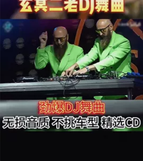 玄冥二老dj车载cd碟片重低音爆嗨舞曲无损...