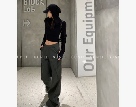 裤子工装 裤子工装裤SUN11 深灰色美式...