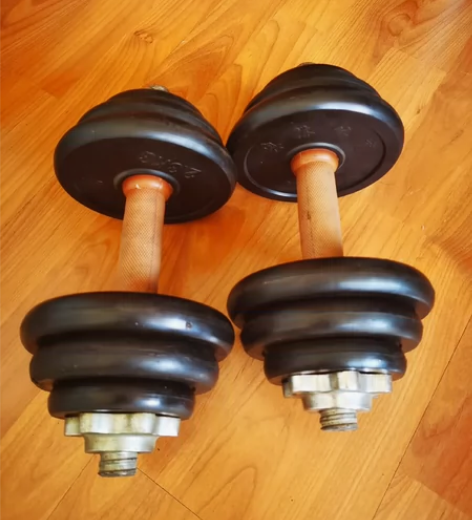 闲置品牌“奥林”哑铃一对，仅限青年路自取#...