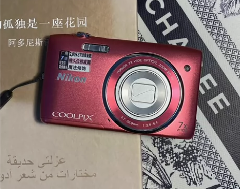 尼康s3500 粉色 几乎全新 功能正常 ...