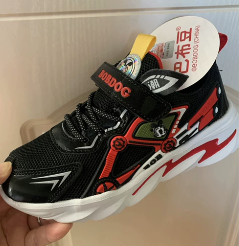 全新巴布豆男女童30码春秋双网运动鞋跑步鞋...