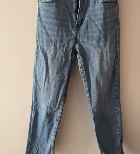 UR浅蓝色直筒牛仔裤 urban revi...