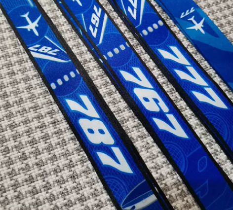 #航空礼品#全新 波音飞机宽版挂绳 飞行员...