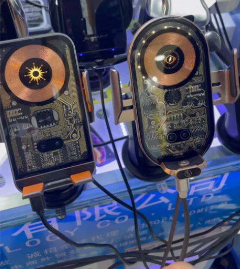 透明车载无线充电器支架15W快充汽车用手机...