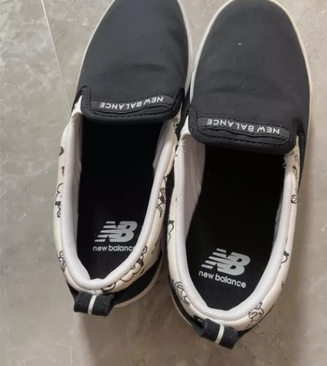 New balance 新百伦男一脚蹬帆布...