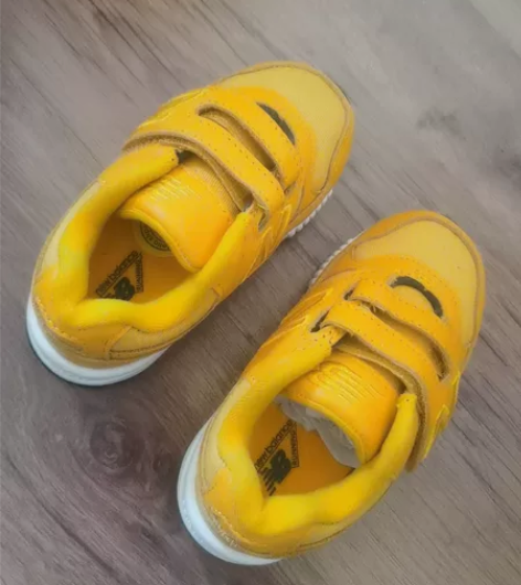 新百伦儿童魔术贴运动鞋学步鞋23.5码，n...