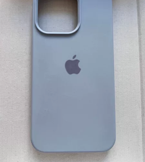 苹果iPhone13pro液态硅胶手机壳蓝...