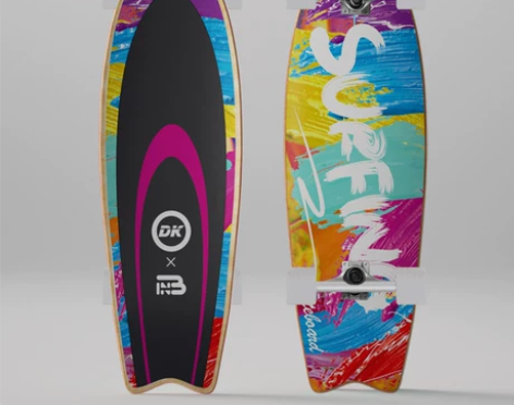 DK陆地冲浪板S7儿童初学者成人专业冲浪滑...