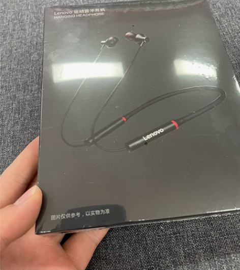 联想 运动蓝牙耳机HE05X 全新原封 音...