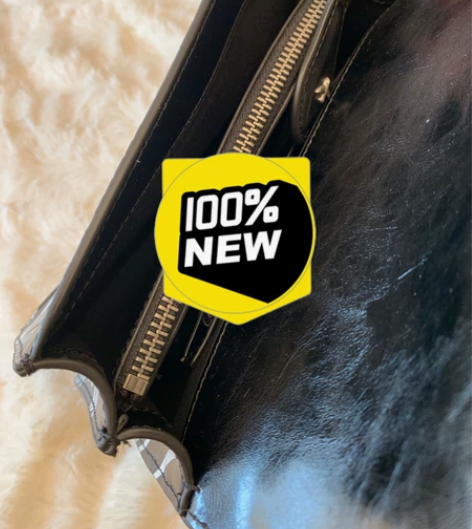 pinko燕子包黑小号涂鸦，全新一次未使用...