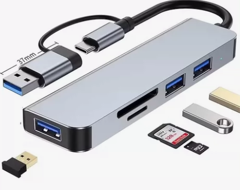 一托五usb扩展器高速hub集线器5口拓展...