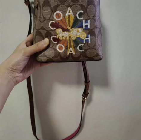 女士水桶包迷你town21单肩手提斜挎包大...