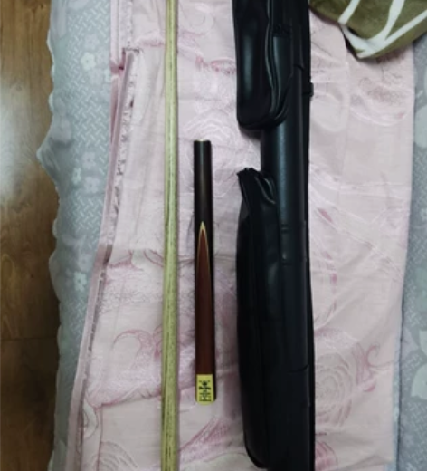 自用英健台球杆，小头杆，9.5mm，打感不...