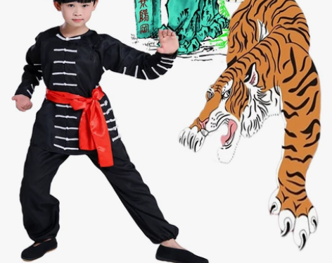 儿童成人话剧武松打虎演出服水浒传再上景阳冈...