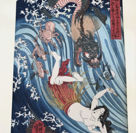 浮世绘 木版画 山田书院手摺复刻木版画 尺...