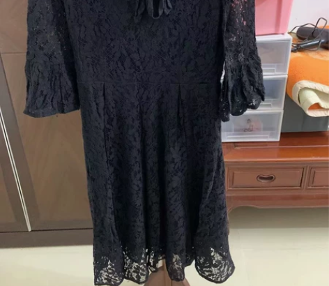 拉贝缇蕾丝连衣裙，L码，只穿过一次 感兴趣...