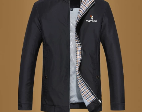 厂家直销啄木鸟夹克男秋冬新款男士韩版商务休...