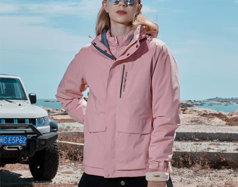 啄木鸟户外冲锋衣男女三合一可拆卸羽绒内胆防...