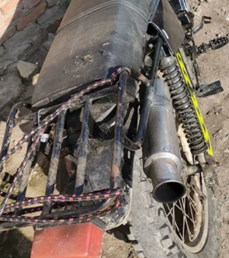 到手就骑125排量，越野摩托车，机油刚换了...