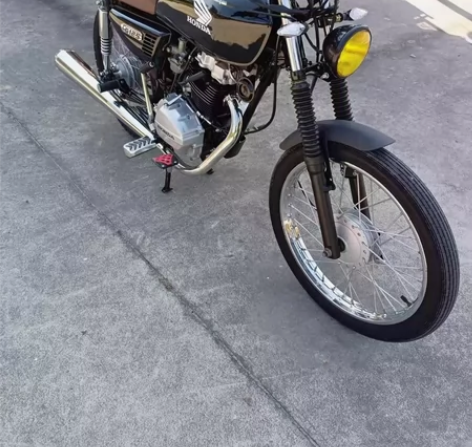 二手摩托车本田cg125改装完美复古机车 ...