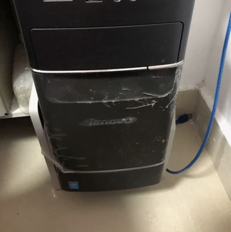 台式主机，联想机箱，技嘉B75M-D2V主...