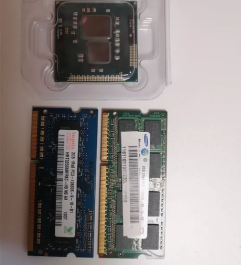 自用笔记本上的CPU I3 370m，原装...