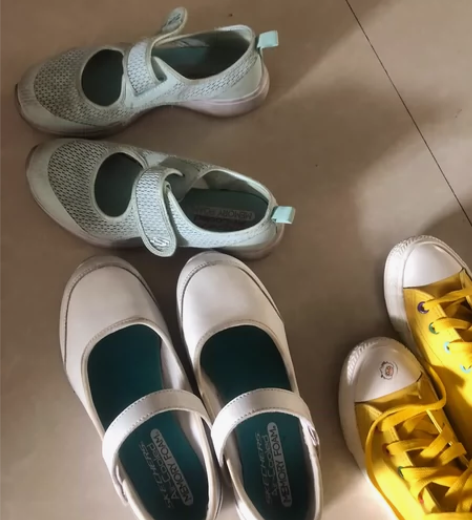 斯凯奇夏季35码两双穿着特别舒服，黄色亮色...