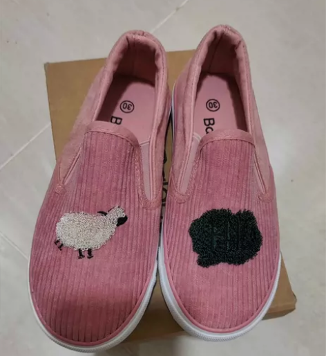 Minibalabala 女童 帆布绒AB...